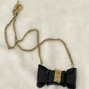 Bow tie necklace